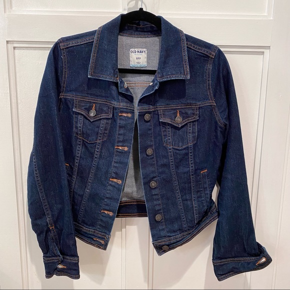 Old Navy Jackets & Blazers - Old Navy Sz S Classic Jean Jacket Dark Wash